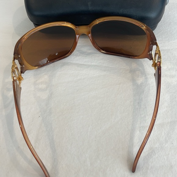 Chanel glasses with gold and burgundy - Picture 3 of 6